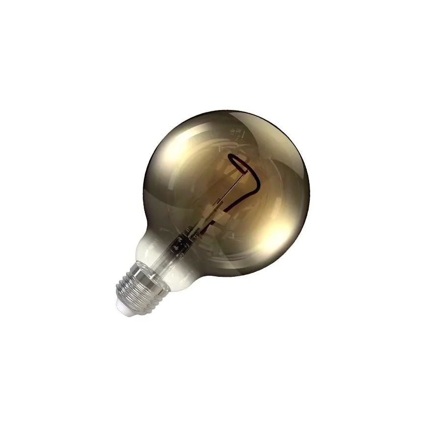 LED Žiarovka FILAMENT SHAPE G95 E27/4W/230V 1800K dymová