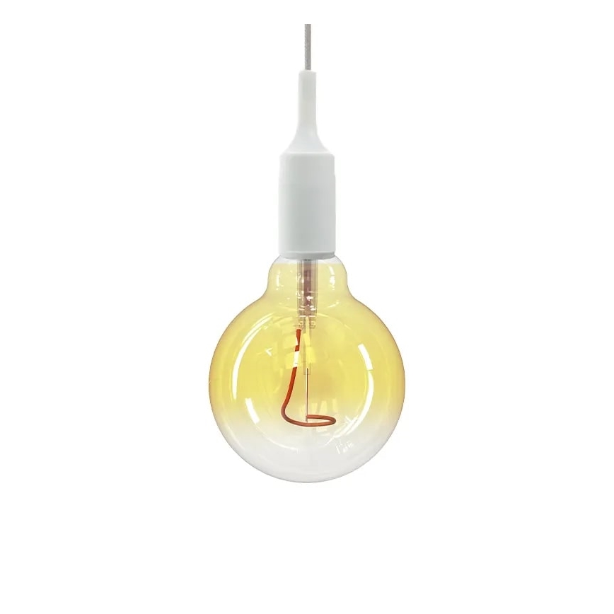 LED Žiarovka FILAMENT SHAPE G95 E27/4W/230V 1800K žltá