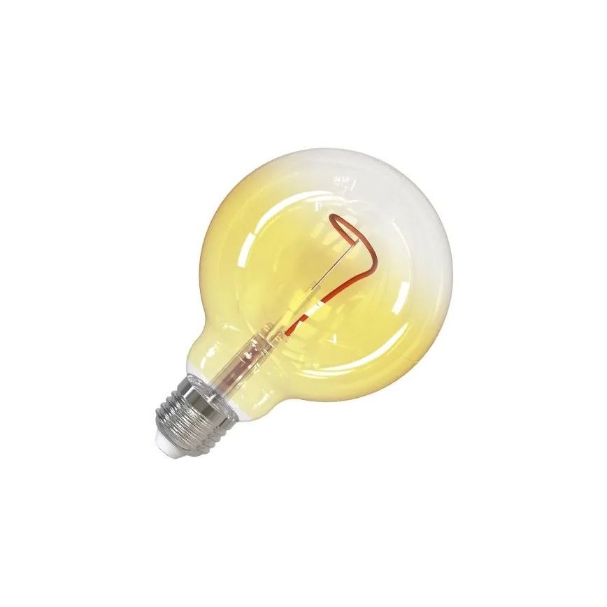 LED Žiarovka FILAMENT SHAPE G95 E27/4W/230V 1800K žltá
