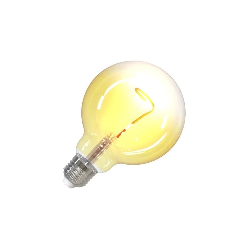 LED Žiarovka FILAMENT SHAPE G95 E27/4W/230V 1800K žltá