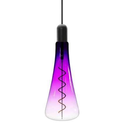 LED Žiarovka FILAMENT SHAPE T110 E27/5W/230V 1800K fialová