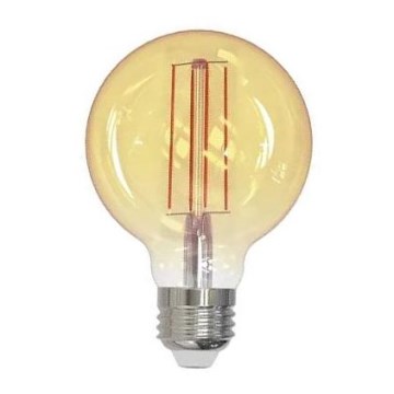 LED Žiarovka FILAMENT SLIM VINTAGE G80 E27/4,5W/230V 1800K