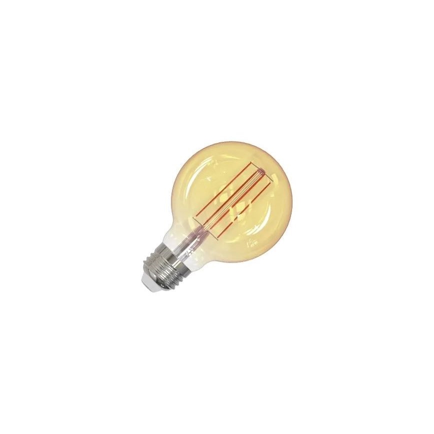 LED Žiarovka FILAMENT SLIM VINTAGE G80 E27/4,5W/230V 1800K