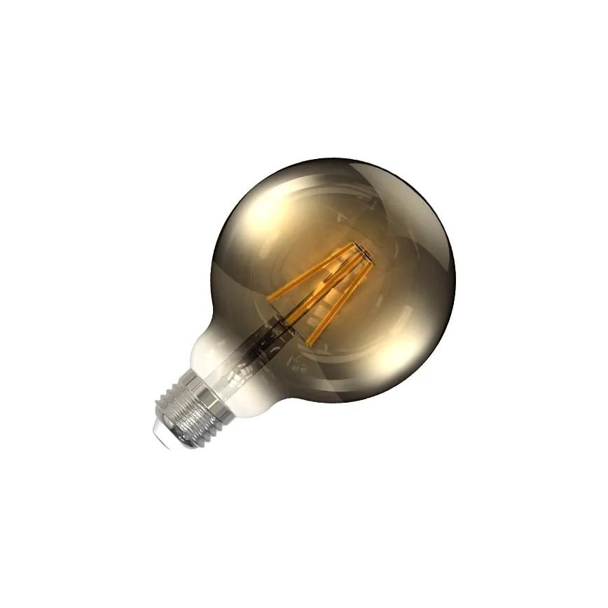 LED Žiarovka FILAMENT SMOKE G95 E27/4W/230V 2000K