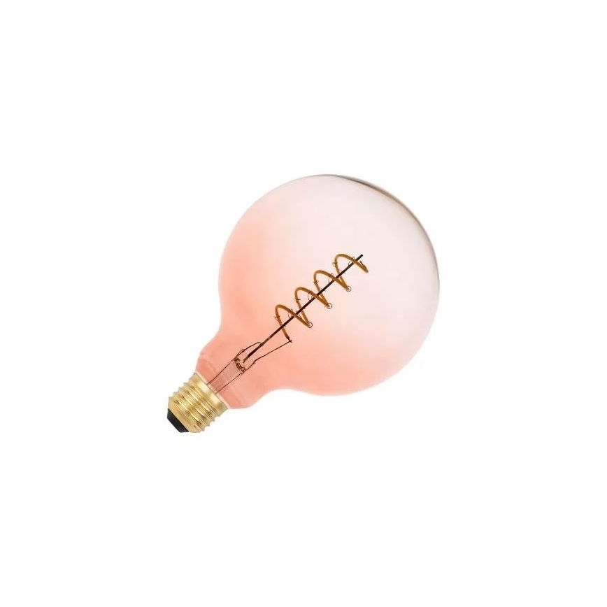 LED Žiarovka FILAMENT SPIRAL G125 E27/4W/230V 2000K ružová