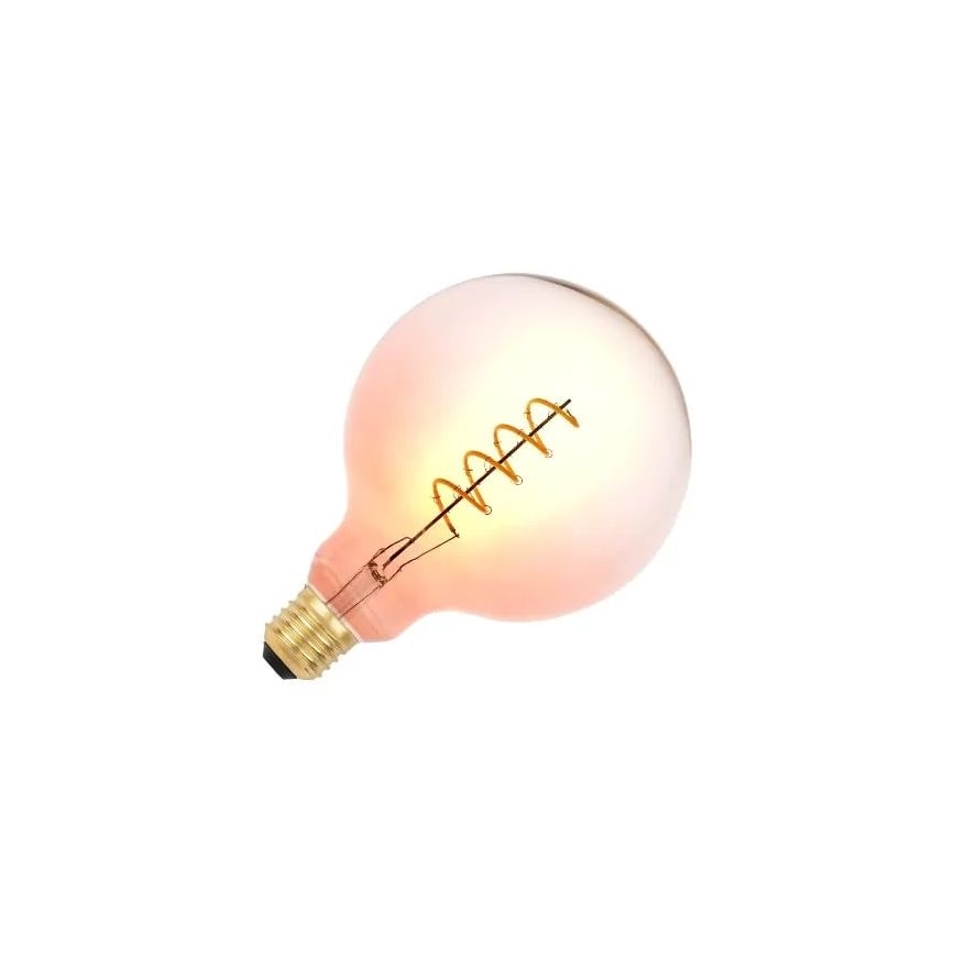 LED Žiarovka FILAMENT SPIRAL G125 E27/4W/230V 2000K ružová