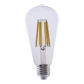 LED Žiarovka FILAMENT ST64 E27/4W/230V 3000K Energetická trieda A