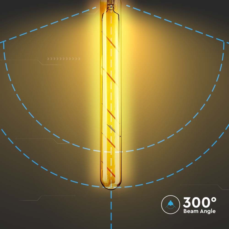 LED Žiarovka FILAMENT T30 E27/5W/230V 2200K