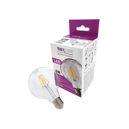 LED Žiarovka FILAMENT VINTAGE E27/6W/230V 2700K