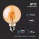 LED Žiarovka FILAMENT VINTAGE G125 E27/8W/230V 2200K
