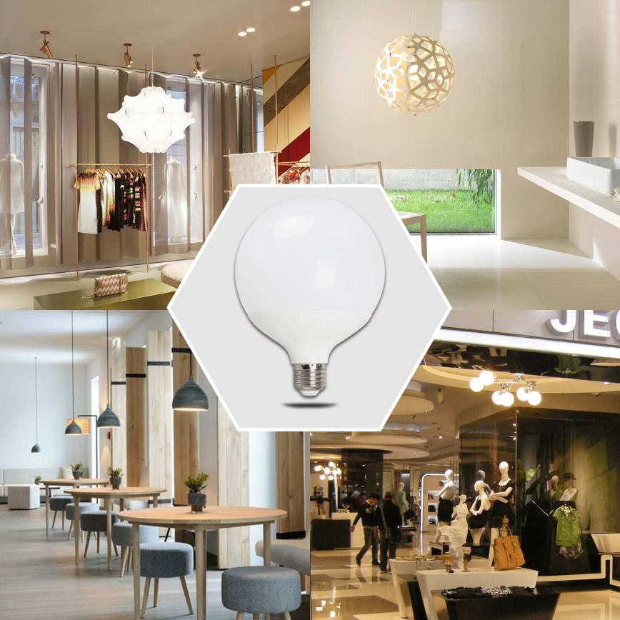 LED Žiarovka G120 E27/18W/230V 3000K - Aigostar