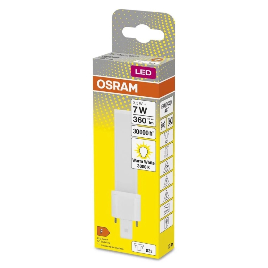 LED Žiarovka G23/3,5W/230V 3000K - Osram