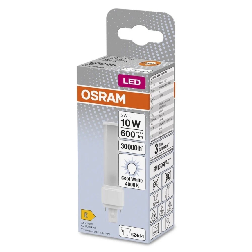 LED Žiarovka G24d-1/5W/230V 4000K - Osram