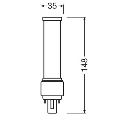 LED Žiarovka G24D-1/6W/230V 4000K - Osram