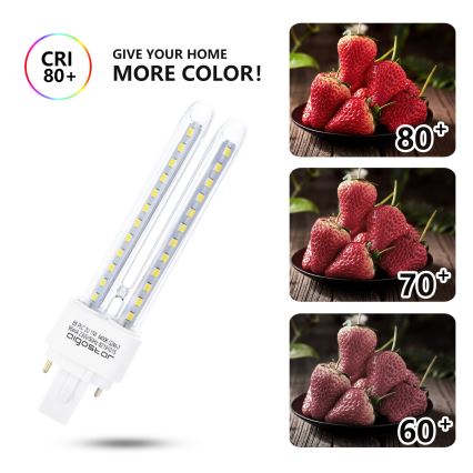 LED Žiarovka G24D-3/11W/230V 6500K - Aigostar