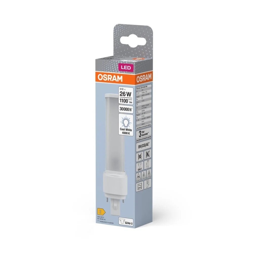 LED Žiarovka G24d-3/9W/230V 4000K - Osram