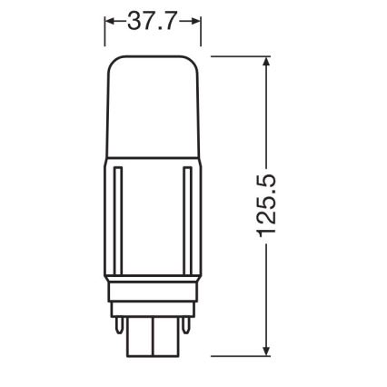 LED Žiarovka G24d/9,5W/230V 4000K - Osram