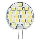 LED žiarovka G4/1W/12V LED18 SMD 2835 JC teplá biela 2800K - Greenlux GXLZ083