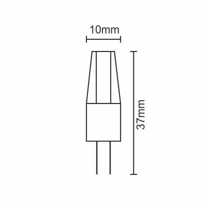 LED Žiarovka G4/2W/12V 4000K