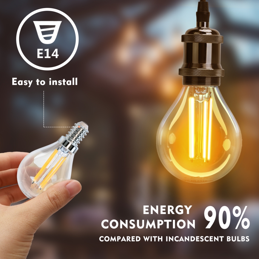 LED Žiarovka G45 E14/4W/230V 2700K - Aigostar