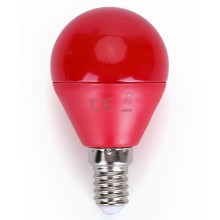 LED Žiarovka G45 E14/4W/230V červená - Aigostar 100003OFV