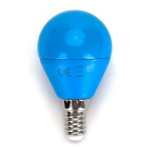 LED Žiarovka G45 E14/4W/230V modrá - Aigostar 100003OFW