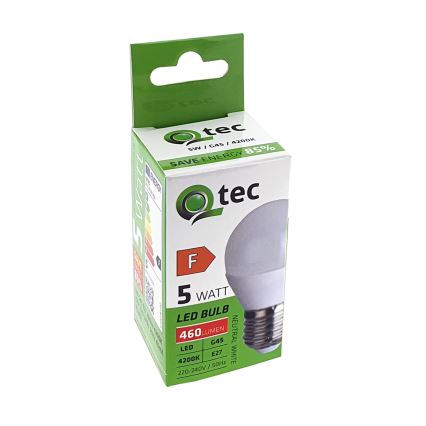 LED Žiarovka G45 E27/5W/230V 4200K