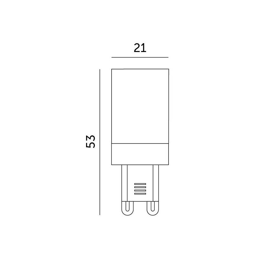 LED Žiarovka G9/3W/230V 4000K 100°