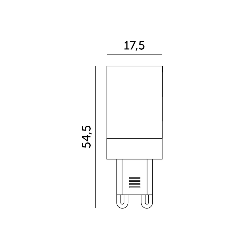 LED Žiarovka G9/4W/230V 3000K