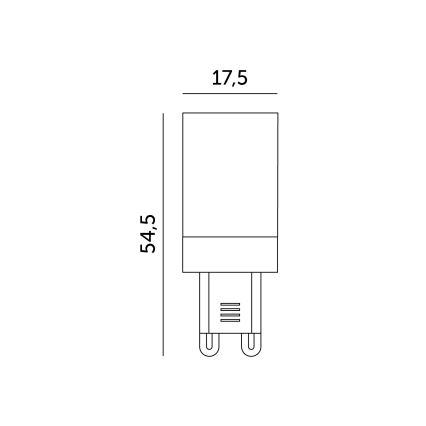 LED Žiarovka G9/4W/230V 6000K