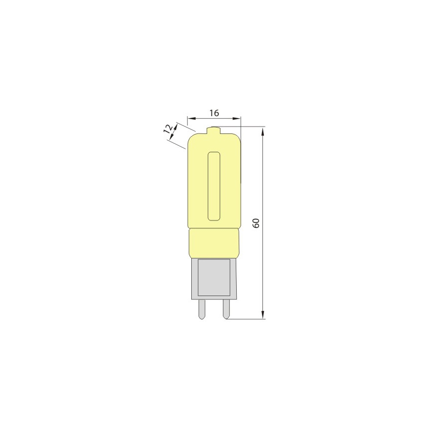 LED žiarovka G9/5W/230V 3000K