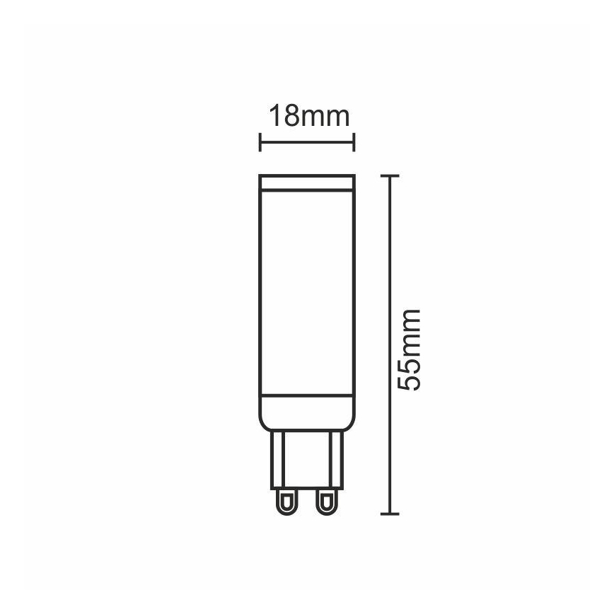 LED Žiarovka G9/5W/230V 4000K