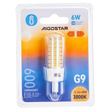 LED Žiarovka G9/6W/230V 3000K - Aigostar