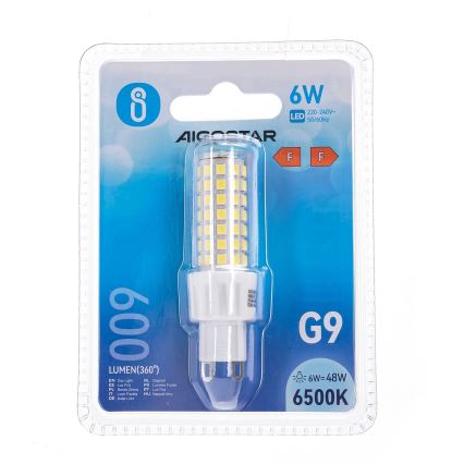 LED Žiarovka G9/6W/230V 6500K - Aigostar