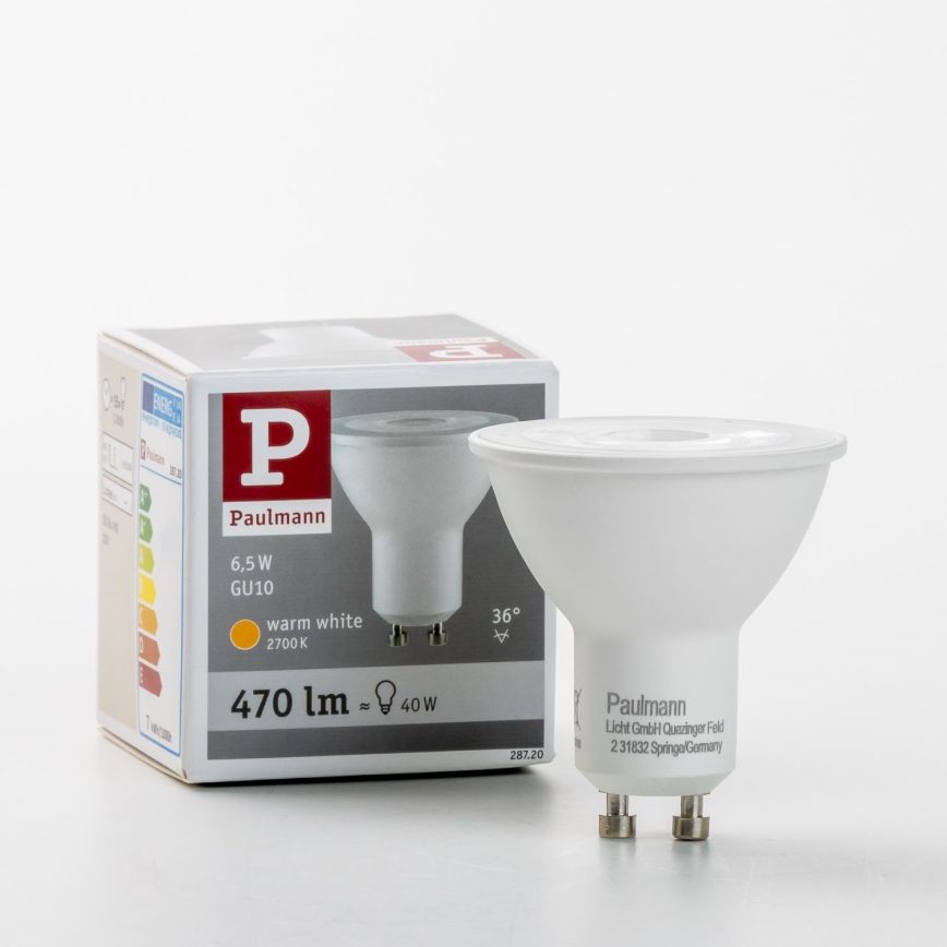 LED Žiarovka GU10/6,5W/230V 2700K - Paulmann 28720