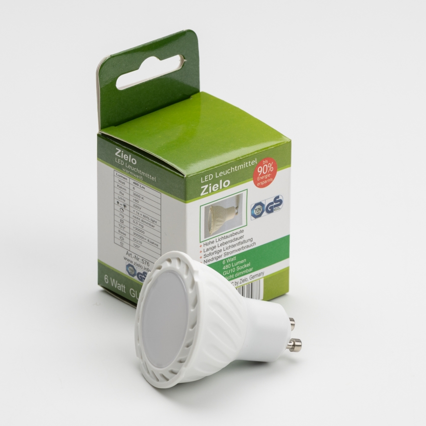 LED Žiarovka GU10/6W/230V 3000K
