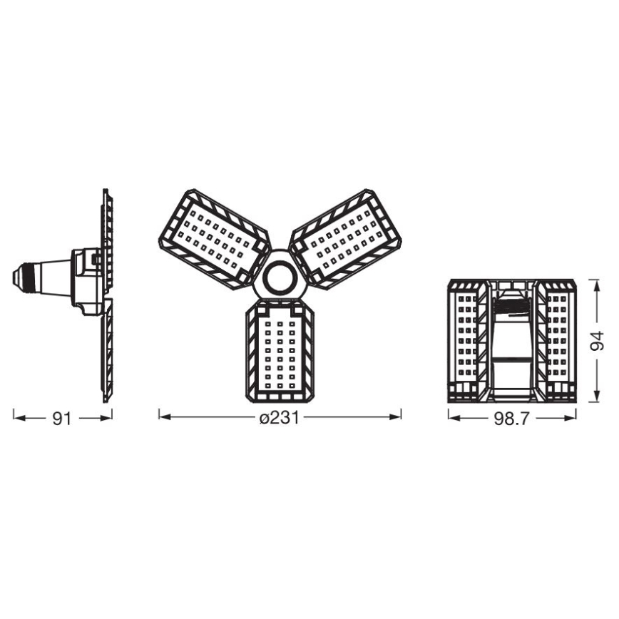 LED Žiarovka HIGHBAY E27/17W/230V 4000K - Ledvance
