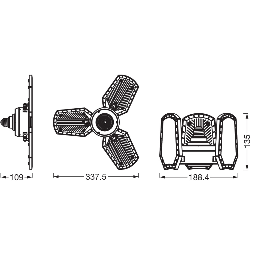 LED žiarovka HIGHBAY E27/40W/230V 4000K - Osram