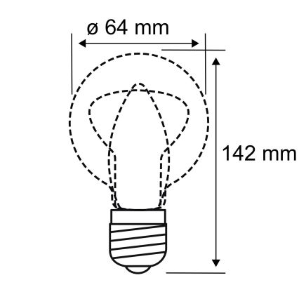 LED Žiarovka INNER ST64 E27/3,5W/230V 1800K - Paulmann 28879