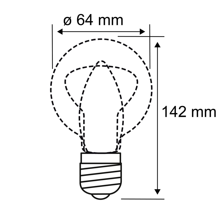 LED Žiarovka INNER ST64 E27/3,5W/230V 1800K - Paulmann 28886