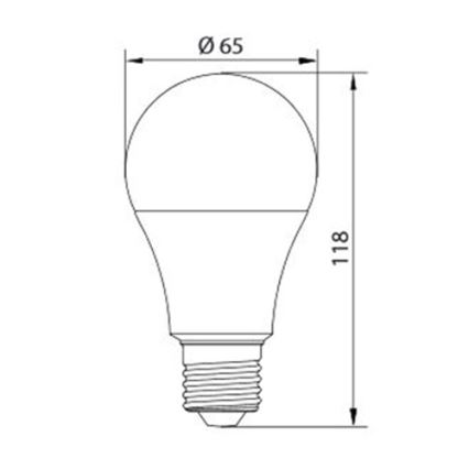 LED Žiarovka LEDSTAR A65 E27/15W/230V 3000K