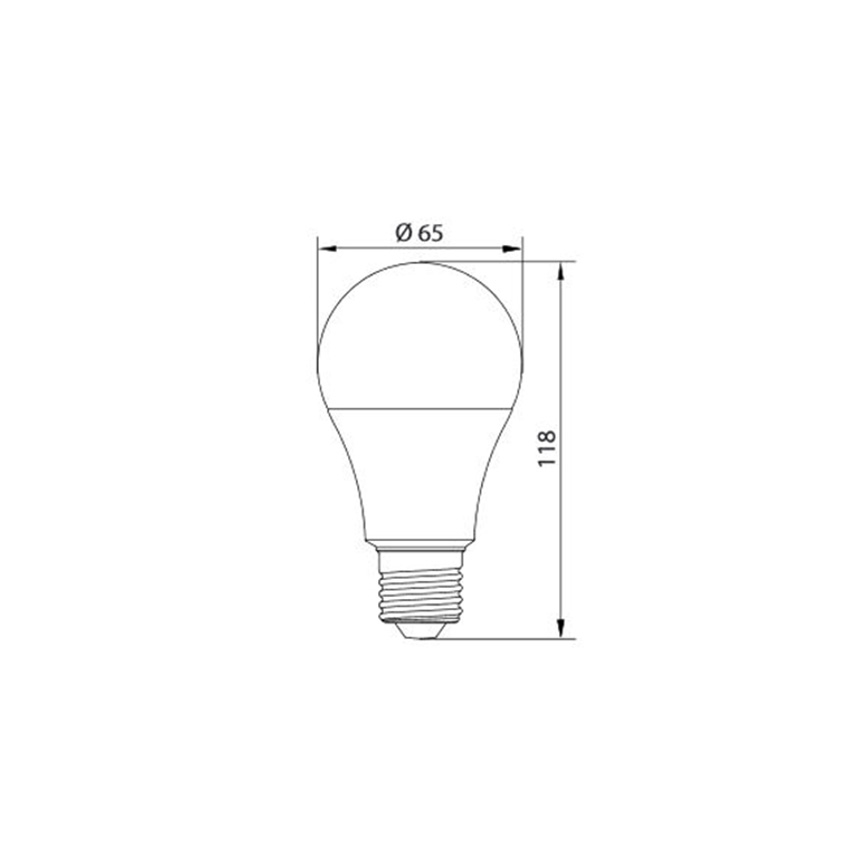LED Žiarovka LEDSTAR A65 E27/15W/230V 3000K