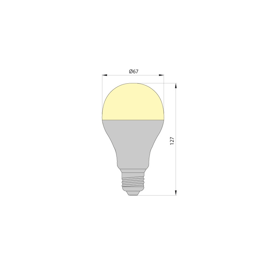 LED Žiarovka LEDSTAR ECO E27/10W/230V