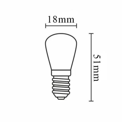 LED Žiarovka MINI E14/3,5W/230V 4000K