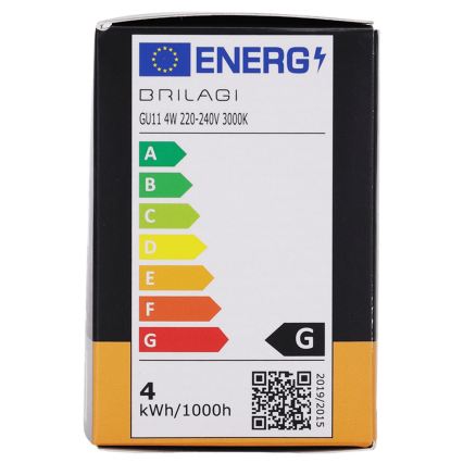 LED žiarovka MR11 GU10/4W/230V 3000K - BRILAGI