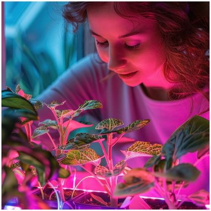 LED Žiarovka na rast rastlín PLANTY E27/24W/230V 1200K