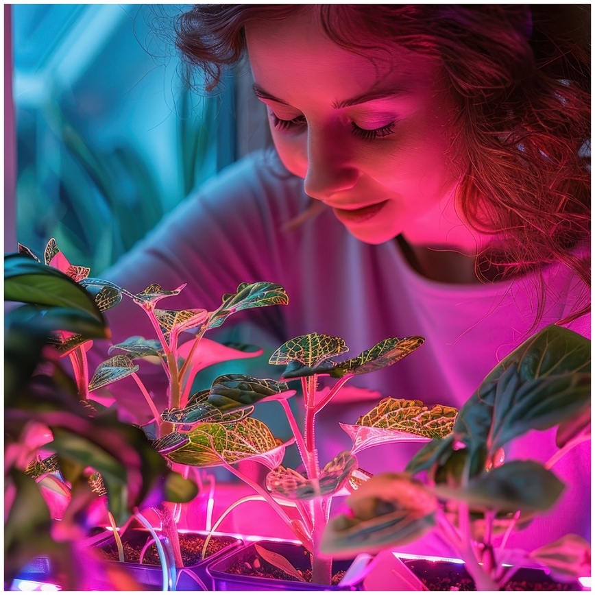 LED Žiarovka na rast rastlín PLANTY E27/24W/230V 1200K