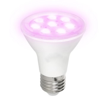 LED Žiarovka na rast rastlín PLANTY E27/7W/230V 1200K biela