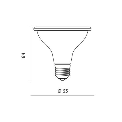 LED Žiarovka na rast rastlín PLANTY E27/7W/230V 1200K biela