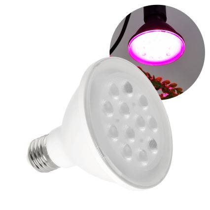 LED Žiarovka na rast rastlín PLANTY E27/9W/230V 1200K biela